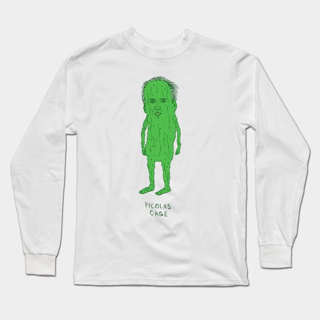 Picolas Cage Long Sleeve T-Shirt by prettyprettyugly